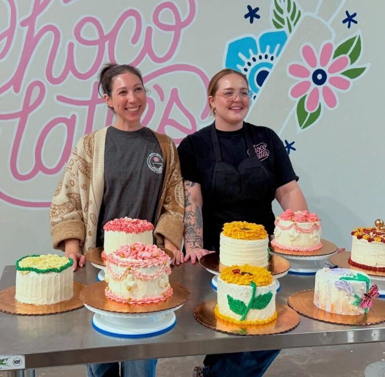 Brooke Williams and Sarah Broger Chocolattes